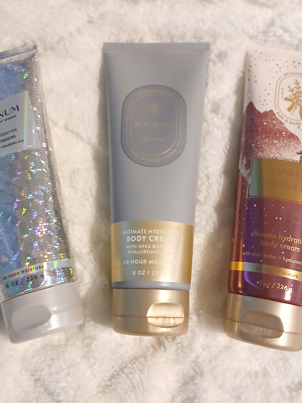 Bath & Body Works Black Iris Ultimate Hydration Body Cream - Gray